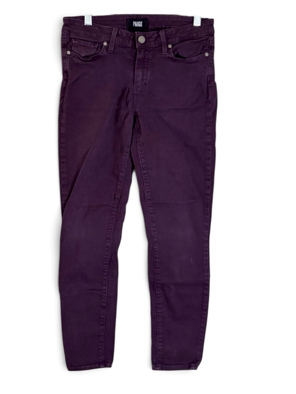 PAIGE Eggplant Purple Verdugo Ankle Jeans
